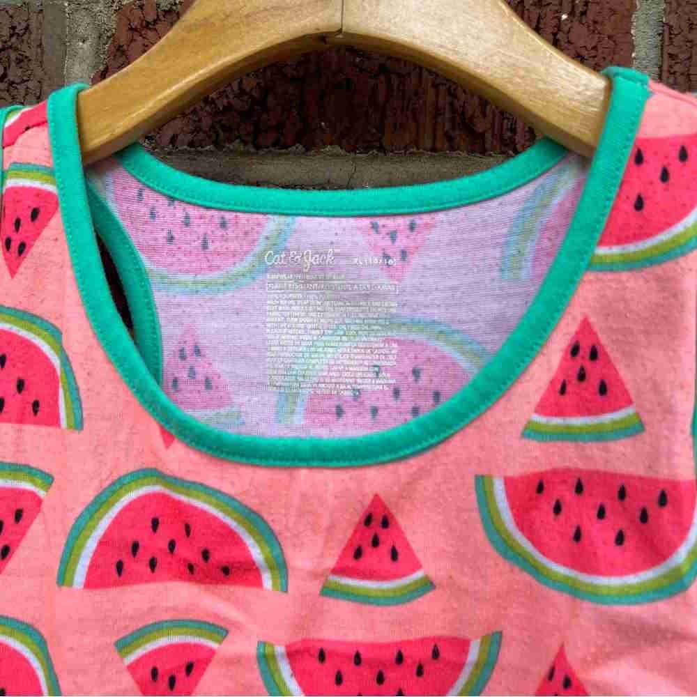 Watermelon Print Kids Tank Top - Picture 2 of 2